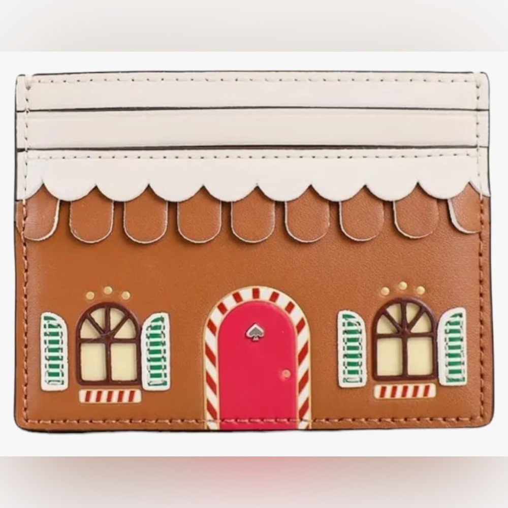 Kate Spade Gingerbread House cardholder